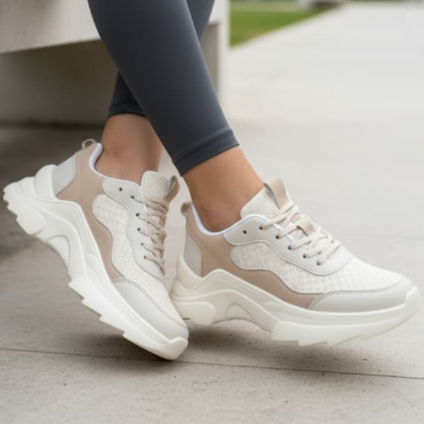 Tênis Tratorado Feminino Sneaker Plataforma Qualidade Confortável Macio Resistente Academia