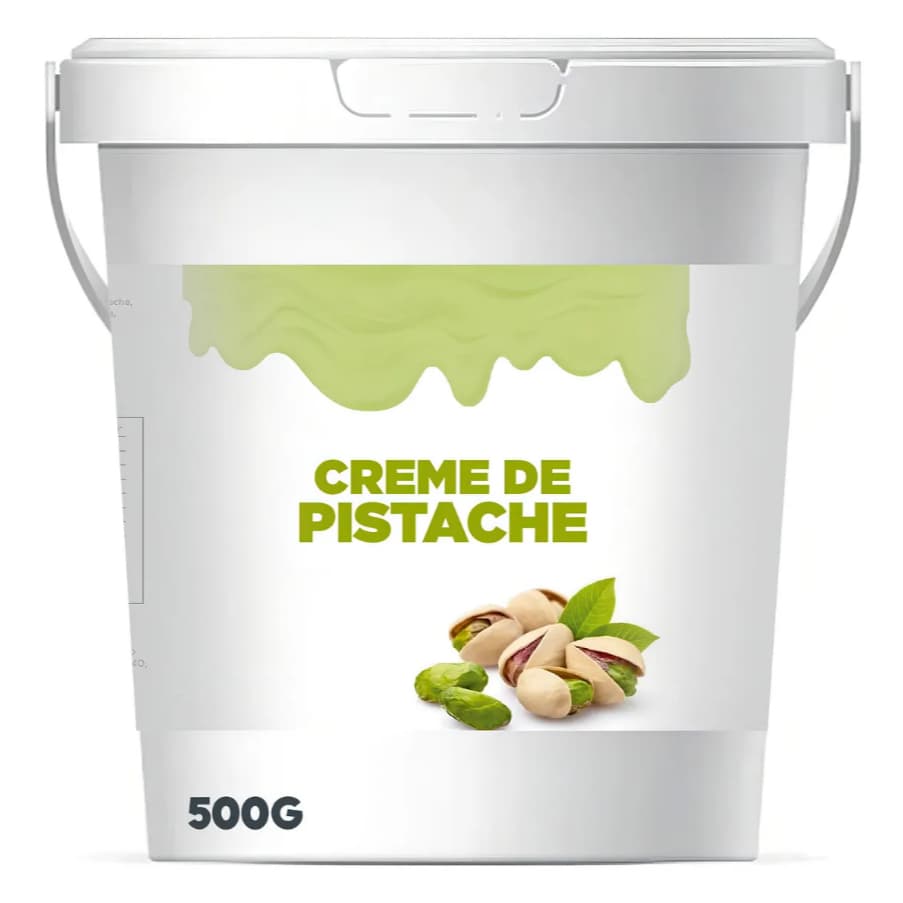 Creme Recheio Pistache Para Açaí Pizza Torta Pipoca Sorvete Confeitaria 500g