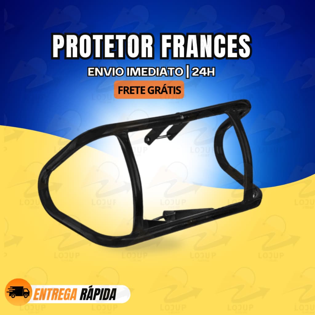 Mata Cachorro Preto + Parafuso Protetor Motor CG 160 Start Fan Titan 125 150