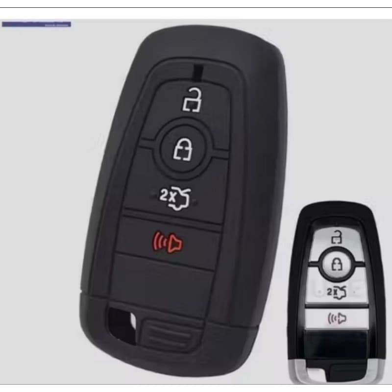 Capa Silicone Chave Presença Ford Ka Titanium 4 Botões