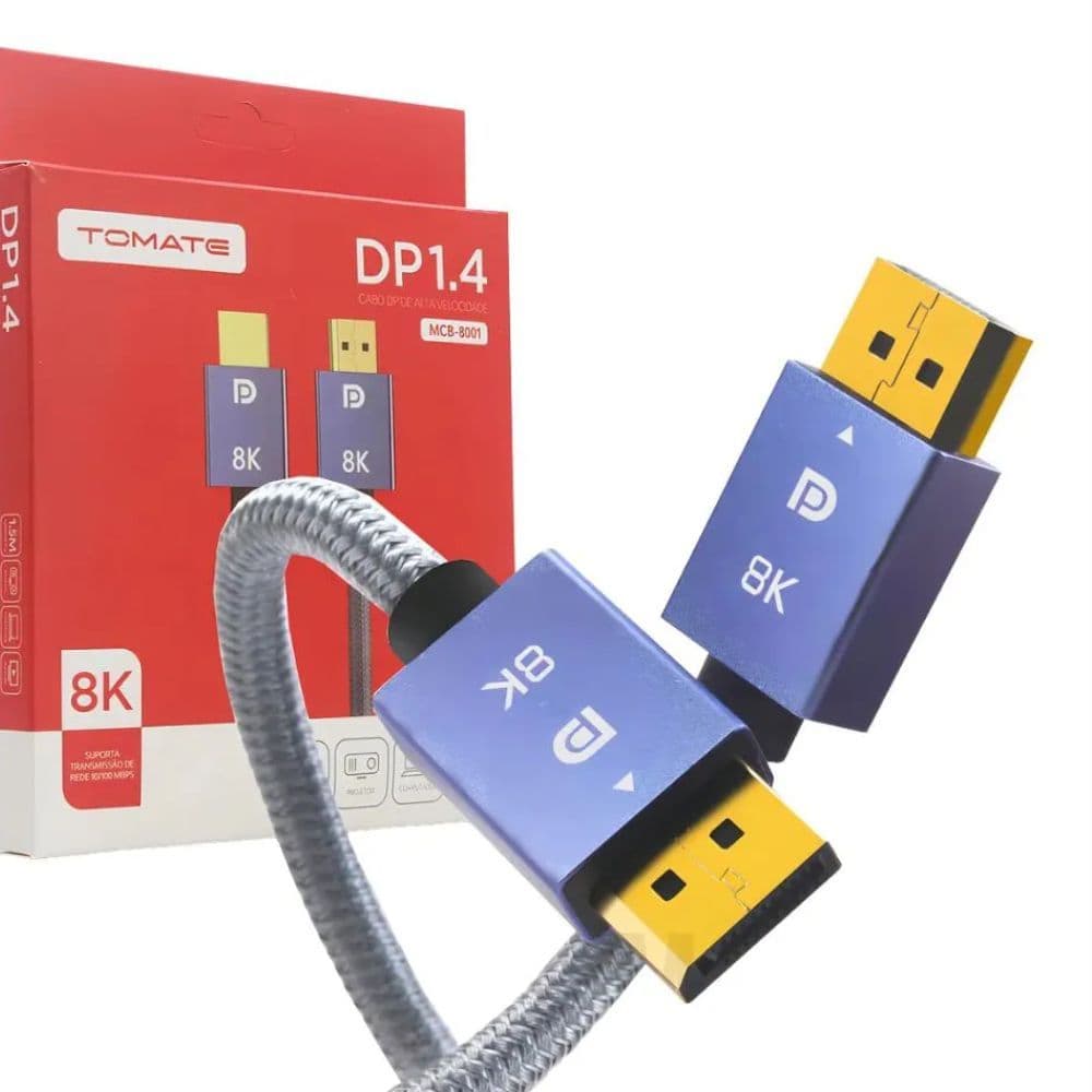 Cabo DisplayPort 1.4 1,5 Metros 8K@60Hz 4k@144Hz MCB-8001