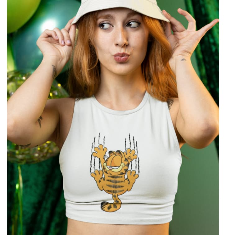CROPED FEMININO GARFILD
