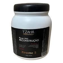 Máscara Reconstrutora Tzaha Xtreme 5 Power Hair 1kg | Força, Elasticidade e Reposição de Massa