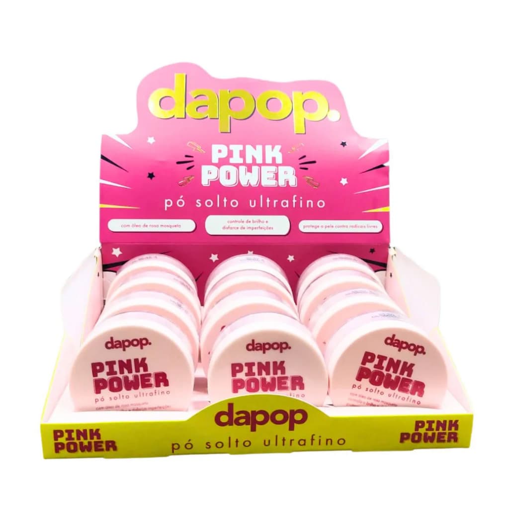 Box Pó Solto Ultrafino Pink Power C/12 Unidades (DP2265) - DAPOP