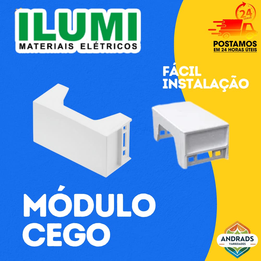 Módulo Cego - Ilumi Slim Branco
