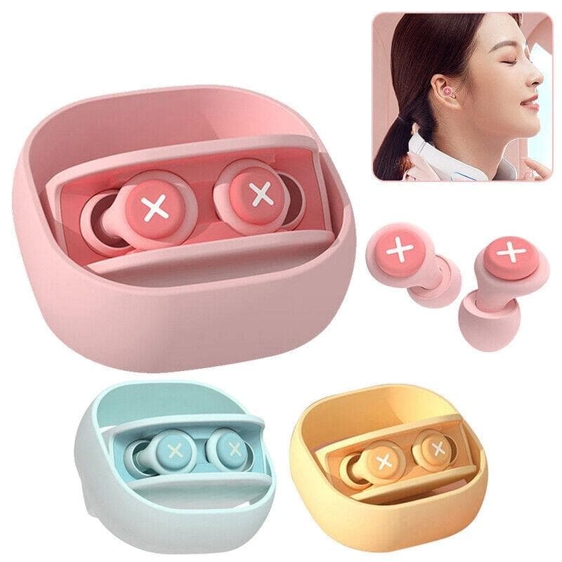 Protetor Auricular de Silicone - Tampões para Redução de Ruído e Isolamento Acústico-BT