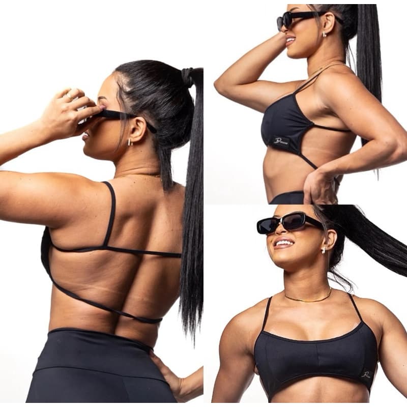 Top Fitness Poliamida Costa Nua Academia