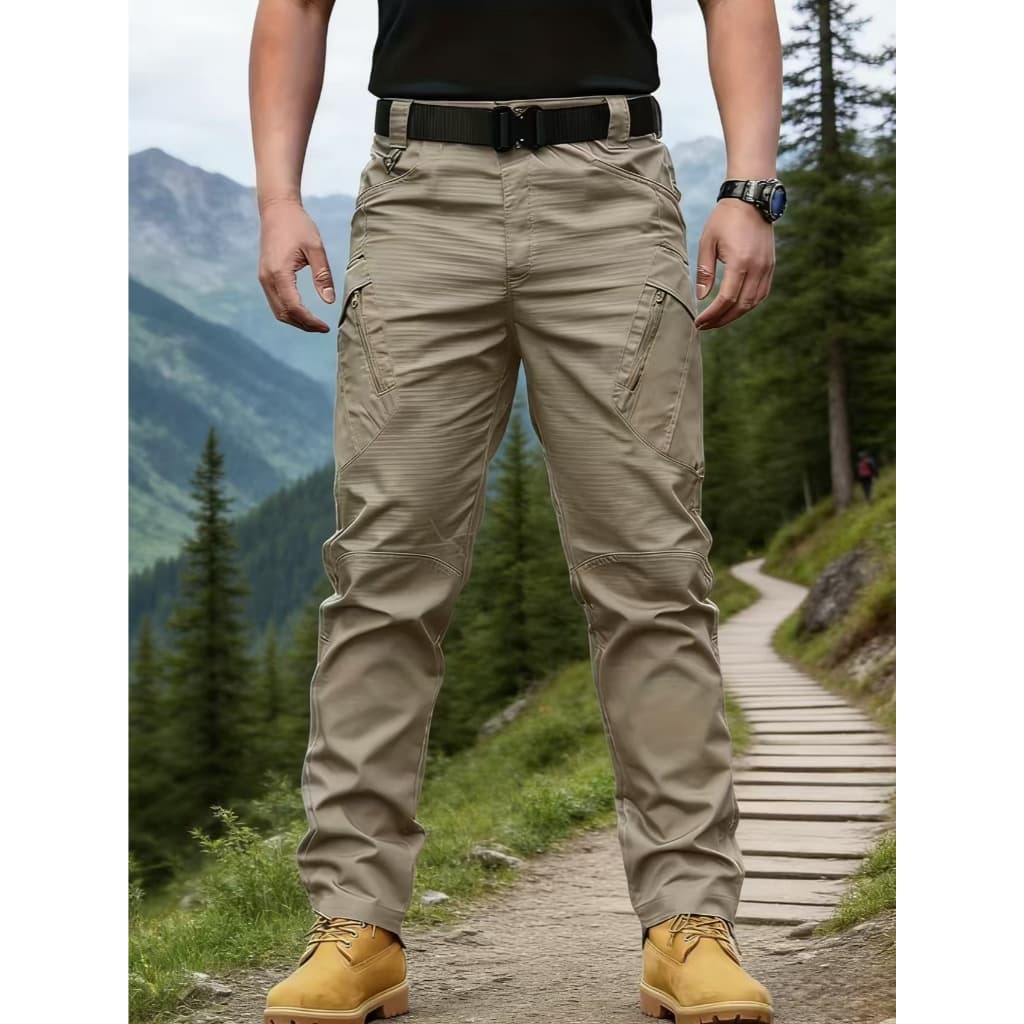 Calça Cargo Militar Masculino Tatica Rip Stop Impermeável Resistente Fora De Esportes Long Hiking Pesca Ar Livre