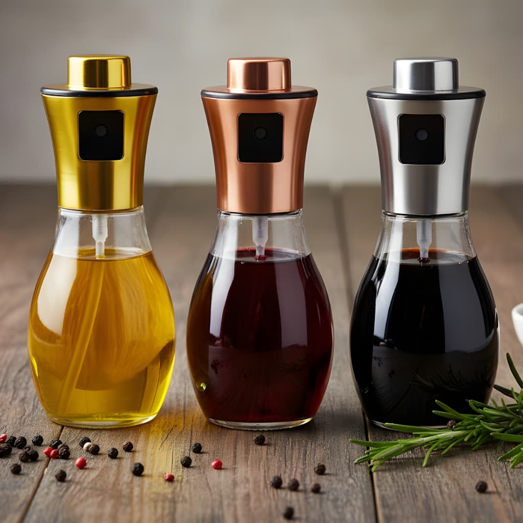 Spray Dispenser Pulverizador Borrifador Porta Azeite Óleos Vinagre Líquidos Temperos Culinárias