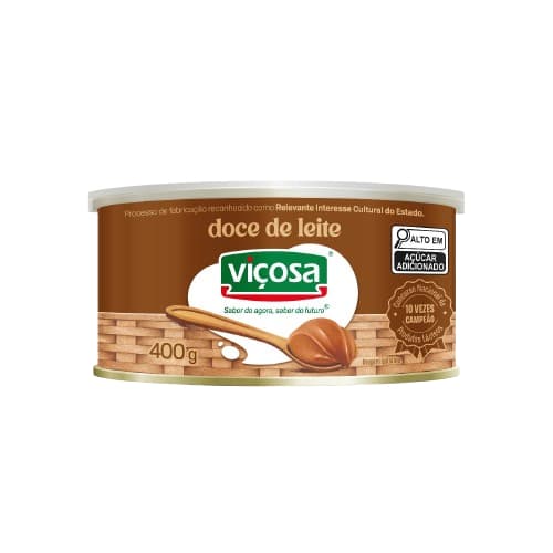 Doce De Leite Viçosa Cremoso Tradicional Lata 400g