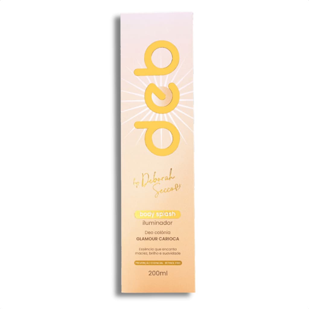 Body Splash Feminino Iluminador Glamour Carioca 200ml Deborah Secco