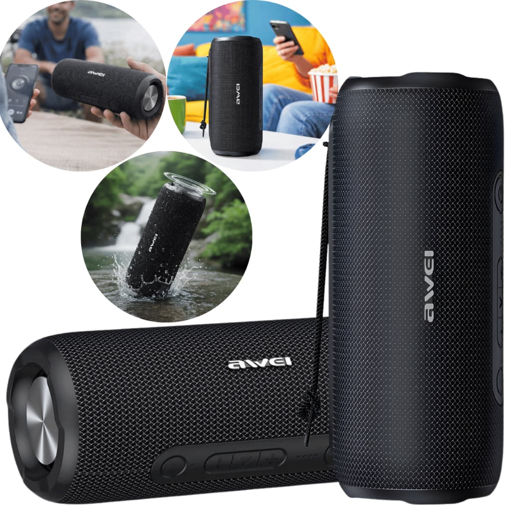 Caixa De Som Bluetooth Estéreo 31w Tws Ipx7 5.0 Speaker Preto