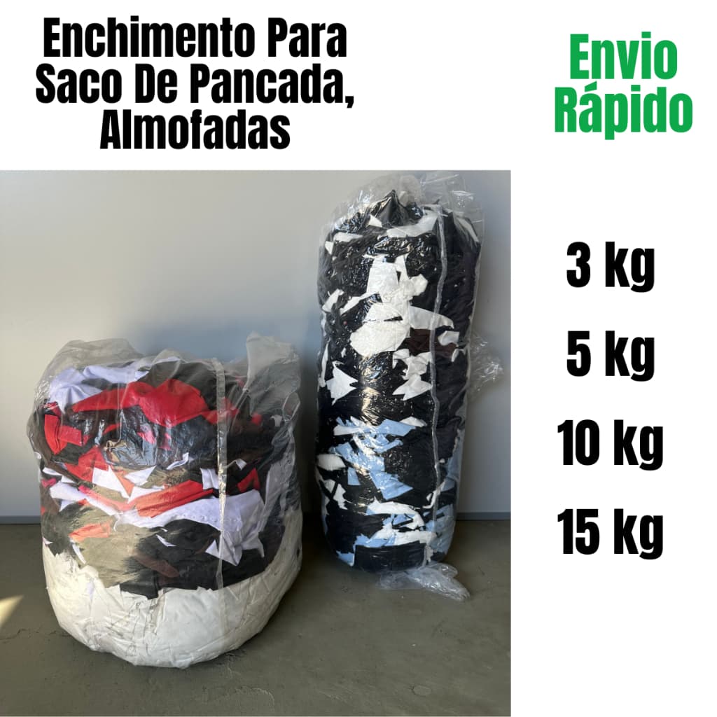 Enchimento para saco de pancada retalho para saco de pancada almofadas camas para pet Envio Rápido