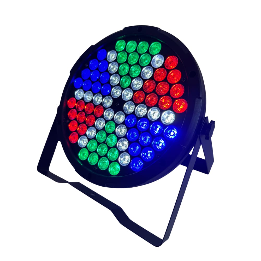 Canhão Refletor Par Led R/g/b/w 84 Leds 3w Dmx