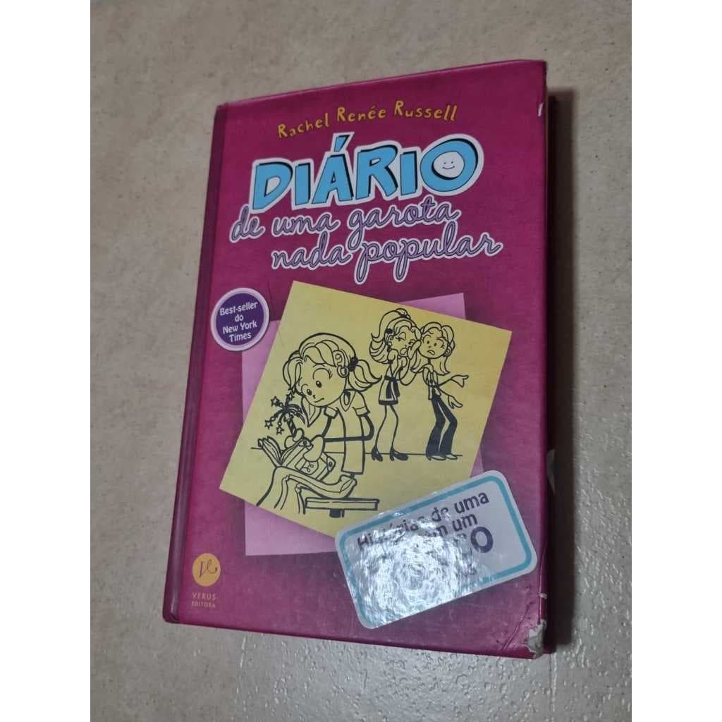 Livro Diário De Uma Garota Nada Popular de Rachel Renée Russell