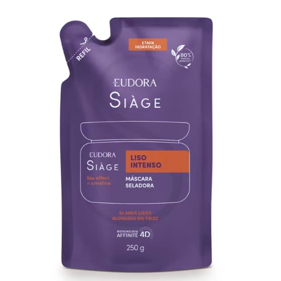 Refil Máscara Capilar Siàge Liso Intenso 250g