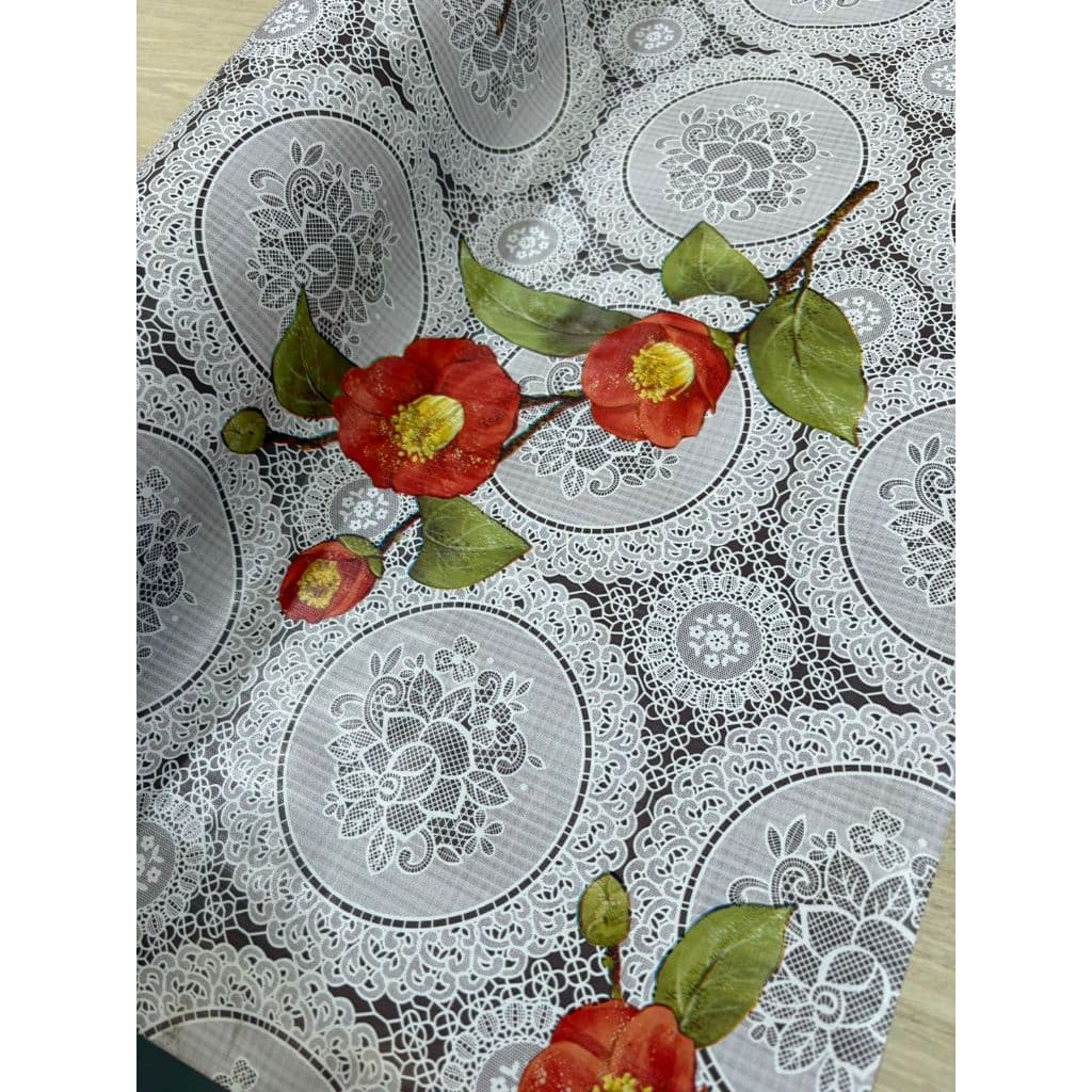 Toalha de Mesa Forro de mesa Plástico Dupla Face e impermeável, para mesas de 4,6,8,10 cadeiras