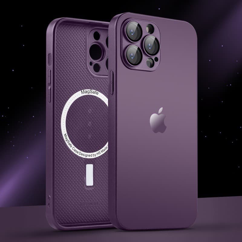 Capa Case MagSafe Premium para iPhone 15 Pro - Proteção Magnética Mega Safe Silicone Matizado