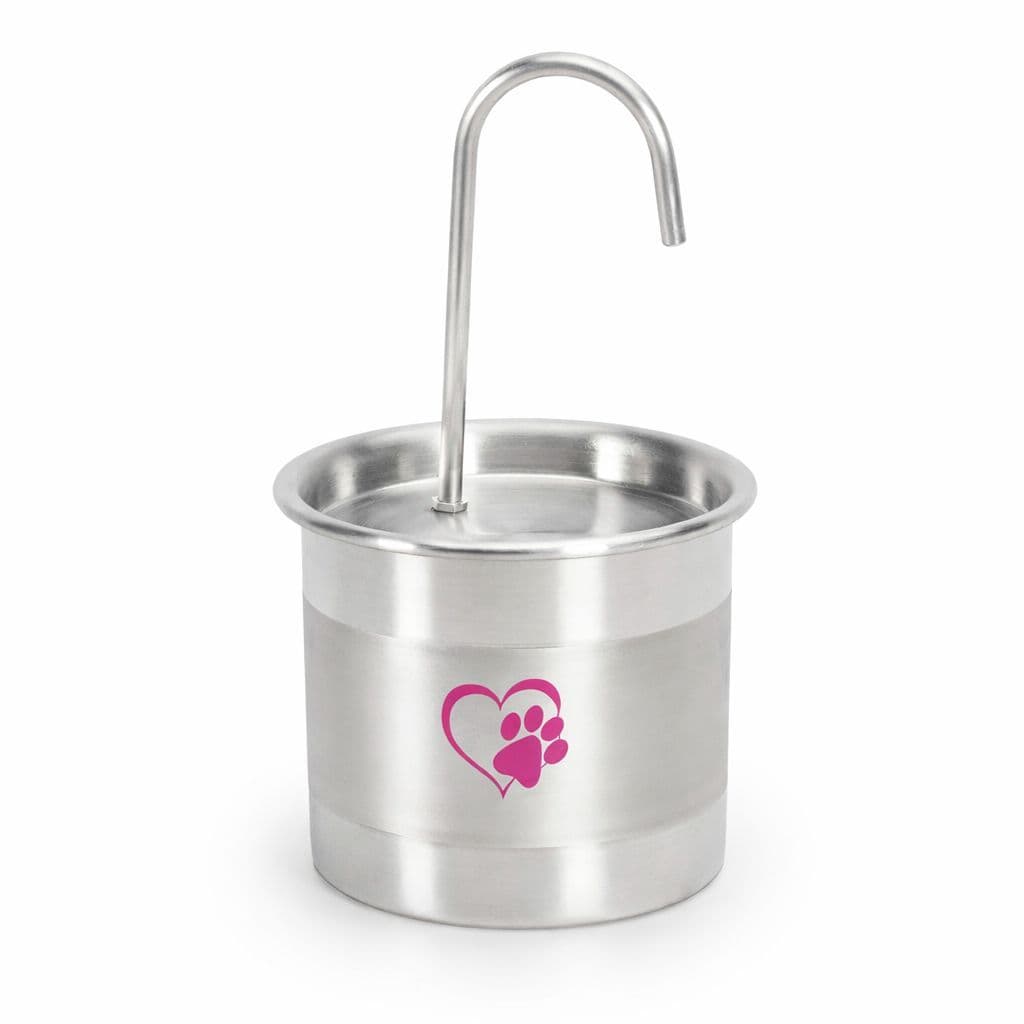 Fonte Gato Bebedouro Automatico para Gatos e Cachorros em Aluminio Bivolt Completo