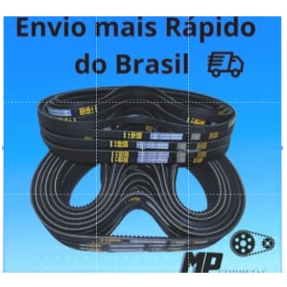 Correia de transmissão em V dentada AX-20 até AX-50