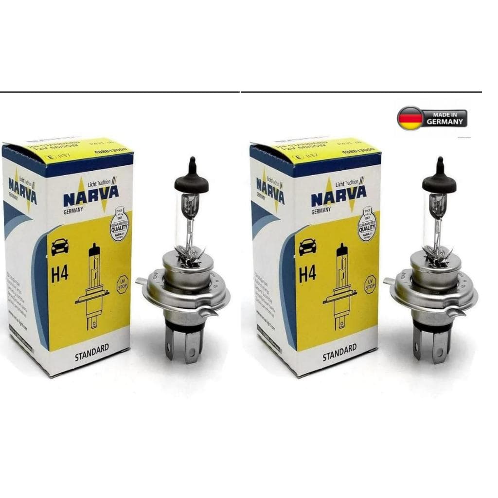 Par Lâmpadas farol alto baixo Halógena Narva philips H4 12V