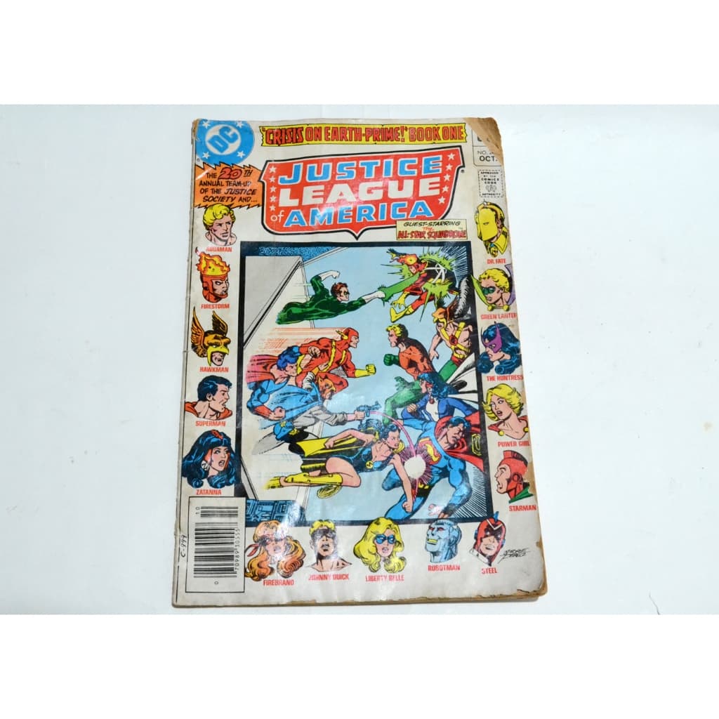 Justice League of America: Crisis on Earth-Prime 1982 HQ quadrinho americano em inglês Raridade