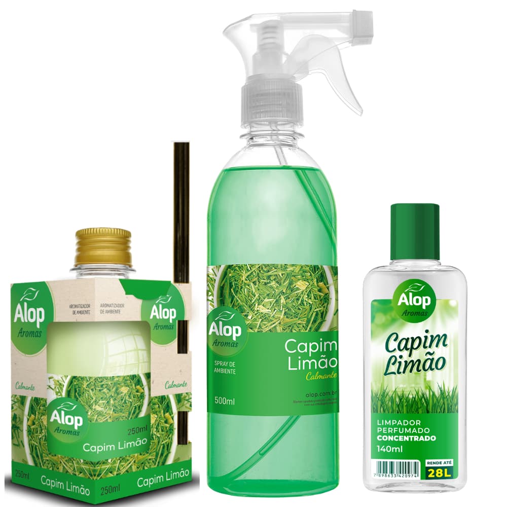 Difusor de Ambiente + Limpador Perfumado  ( MAIS SPRAY ) Aromatizador Difusor Cheirinho de ambiente Aroma Capim Limao