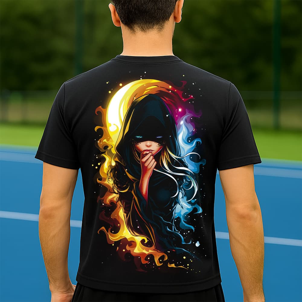 Camiseta Dry Fit Masculina Estampada Menina Elemental P ao GG Leve Respirável Academia Treino