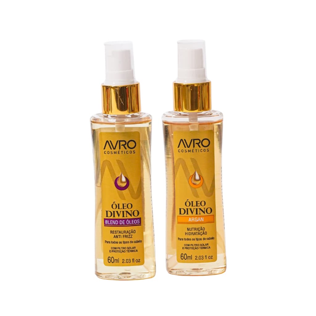 Kit Óleo Divino Argan + Blend de Óleos Avro 60ML
