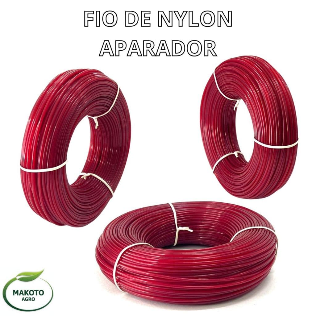 Fio BL Nylon 2,4 MM VR RD 500G Para Roçadeira Cortador De Grama