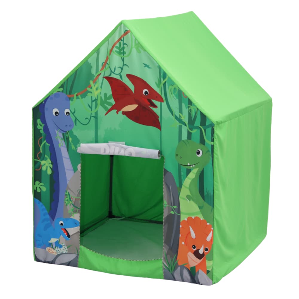 Casinha Dinossauros Barraca Cabana Masculina Tenda Dino Brinquedo Infantil Diversão Verde