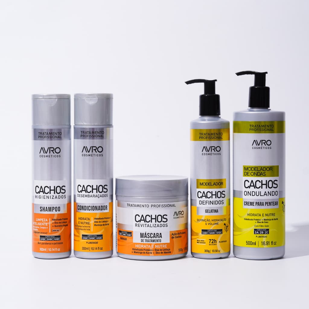 Kit Avro Cachos Ondulados - Brinde Gelatina Modeladora