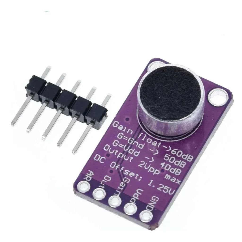 Módulo Amplificador D/ Som Eletreto Max9814