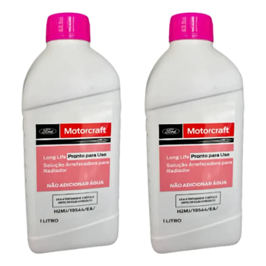 2 Aditivo Radiador Ford Ecosport Fiesta Ka Courier Zetec Sigma - Pronto Uso 1L