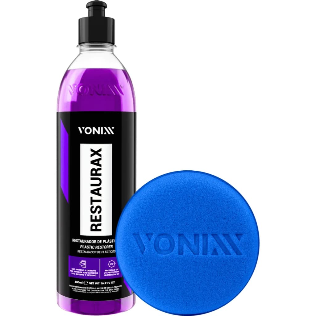 Kit Restaurador de Plasticos Restaurax + Aplicador Vonixx