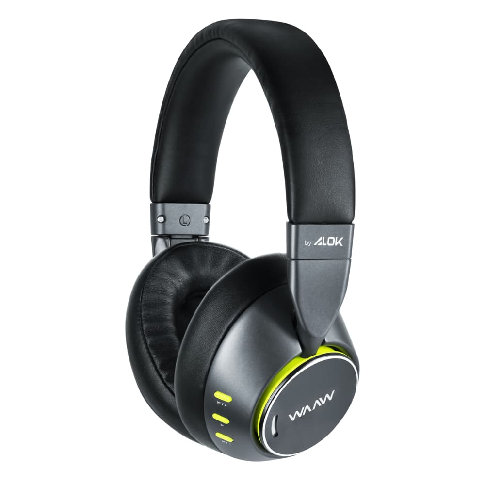 WAAW by ALOK Fone de Ouvido SENSE 210 Bluetooth Over Ear com Conectividade P2 e Bateria Até 40 Horas