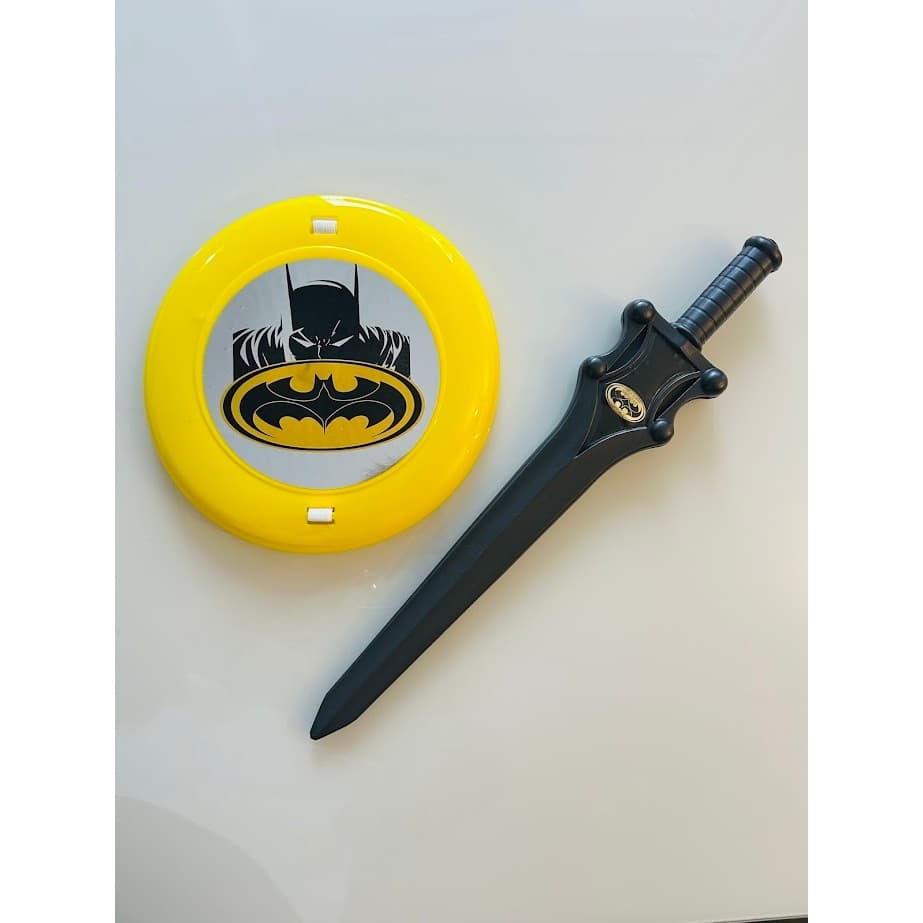 Kit Espada com Escudo Heróis de plástico Colorido