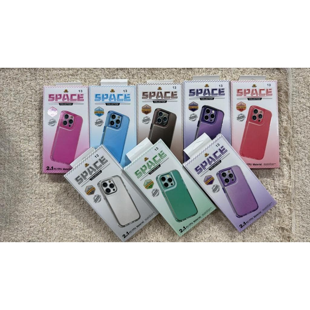 Capinha Space Case  Pra  IPHONE 13 Diversas cores  OBS ; FAVOR INFORMAR  A COR DESEJADA NO ATO DA COMPRA