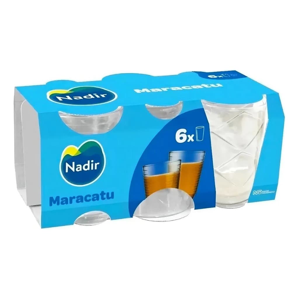Jogo de Copos Maracatu 6 Peças 265ml Nadir