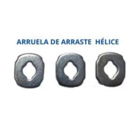 Kit com 3 arruelas de arraste (chapinha) da hélice p/ ventilador Arno – vários modelos.