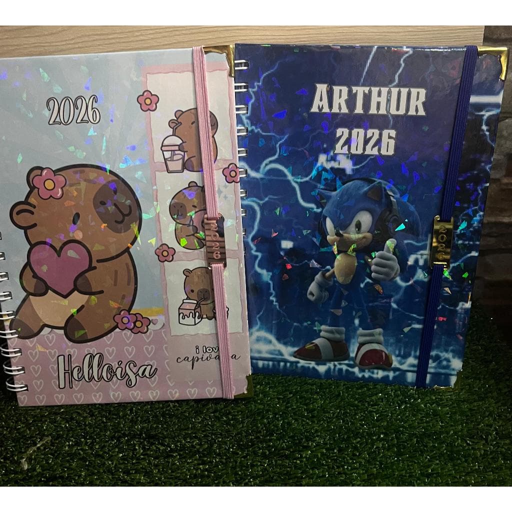 Agenda escolar infantil 2026 - personalizada