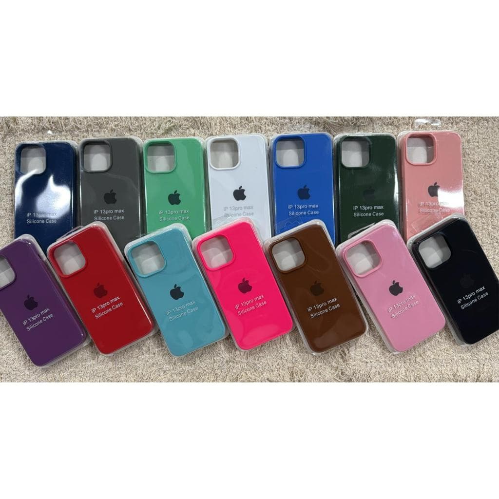Capa Silicone CASE iPhone 13 PRO MAX  Antishock Várias Cores OBS ; FAVOR INFORMAR  A COR DESEJADA NO ATO DA COMPRA