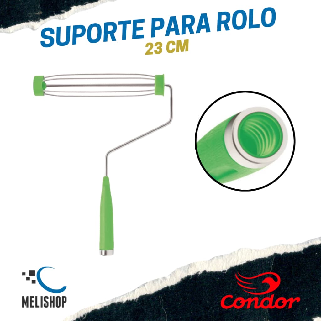 Suporte para Rolo de Pintura Garfo Gaiola 23cm 5 Arames Condor REF. 900