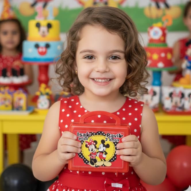Adesivo para maletinha 10cm x 7cm Personalizado - fazemos qualquer tema