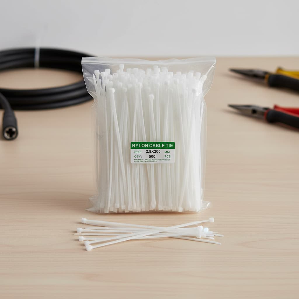 Abraçadeira Nylon Enforca Gato Presilha 2,8 X 20 cm 500 Unidades