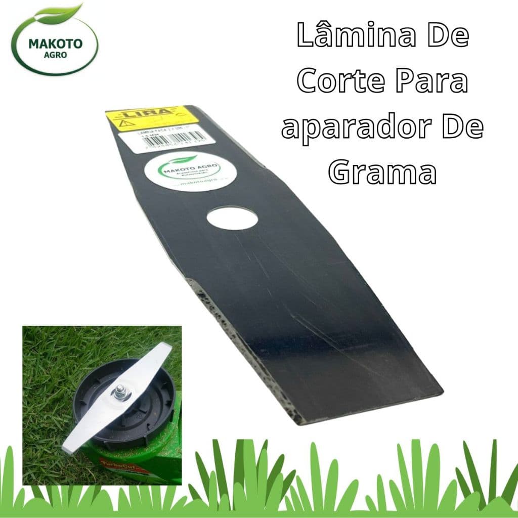 Lâmina Faca Para Roçadeira 2 Pontas 300mm 1,5mm Lâmina De Corte Para Aparador De Grama