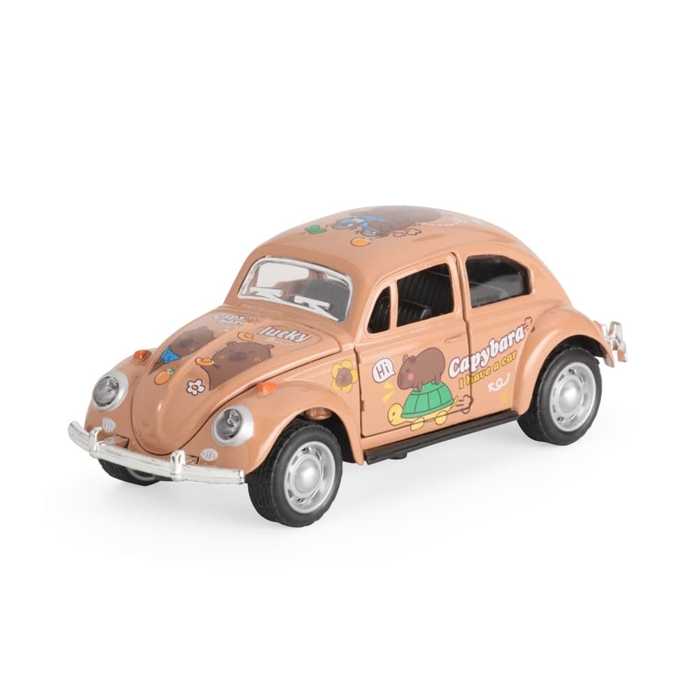 Carro Miniatura com pintura de capivara Brinquedo