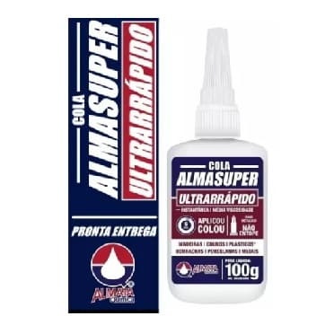 KIT 12 UN COLA INSTANTÂNEA / MARCENEIRO 100G ALMASUPER