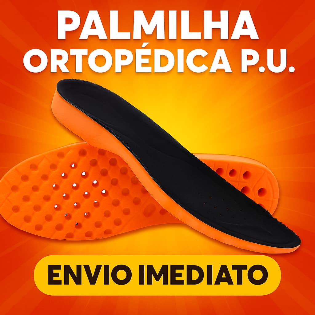 Palmilha Ortopédica Anatômica de Memória
