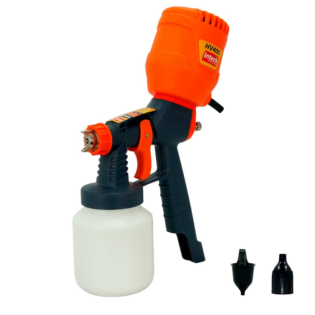 Pistola Pintura Elétrica Intech Machine Pulverizadora Hv400 Compressor